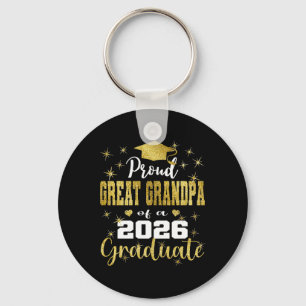Super Proud Great Grandpa Of 2026 Graduate Graduat Key Ring