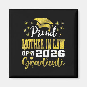 Super Proud Mother In Law Of 2026 Graduate Graduat Magnet