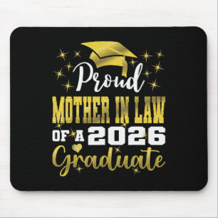 Super Proud Mother In Law Of 2026 Graduate Graduat Mouse Mat