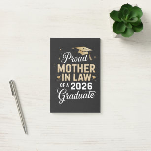 Super Proud Mother in Law of 2026 Graduate Post-it Notes