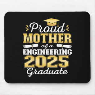 Super Proud Mother Of 2025 Engineering Graduate Fa Mouse Mat