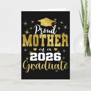 Super Proud Mother Of 2026 Graduate Senior Graduat Card