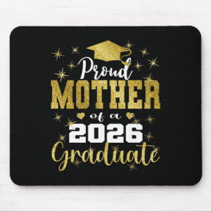 Super Proud Mother Of 2026 Graduate Senior Graduat Mouse Mat
