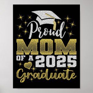 Super Proud Mum Of 2025 Graduate Awesome Family Co Poster
