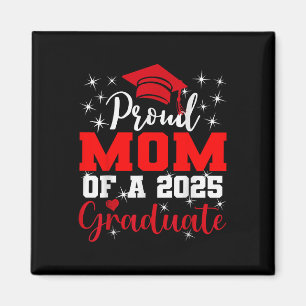 Super Proud Mum Of 2025 Graduate Senior Graduation Magnet