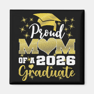 Super Proud Mum Of 2026 Graduate Senior Graduation Magnet