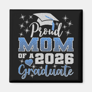 Super Proud Mum Of 2026 Graduate Senior Graduation Magnet