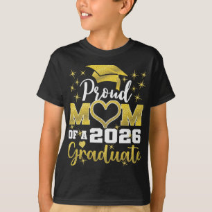 Super Proud Mum Of 2026 Graduate Senior Graduation T-Shirt
