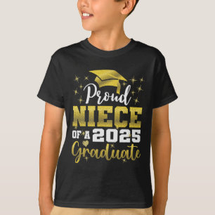 Super Proud Niece Of 2025 Graduate Senior Graduati T-Shirt