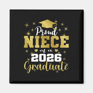 Super Proud Niece Of 2026 Graduate Senior Graduati Magnet