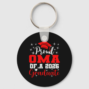 Super Proud Oma Of 2026 Graduate Senior Graduation Key Ring