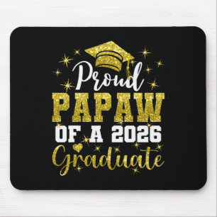 Super Proud Papaw Of 2026 Graduate Senior Graduati Mouse Mat