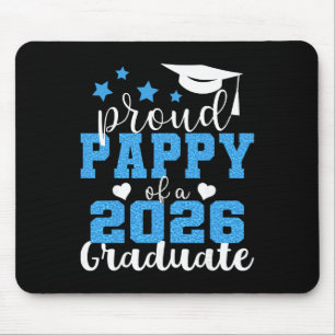 Super Proud Pappy Of 2026 Graduate Senior Graduati Mouse Mat