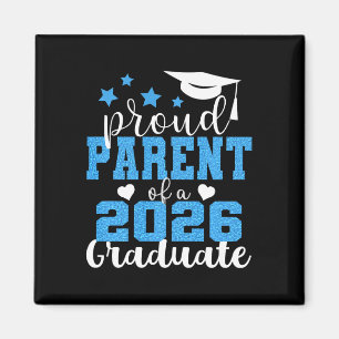 Super Proud Parent Of 2026 Graduate Senior Graduat Magnet