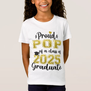 Super Proud Pop Of 2025 Graduate Senior Graduation T-Shirt