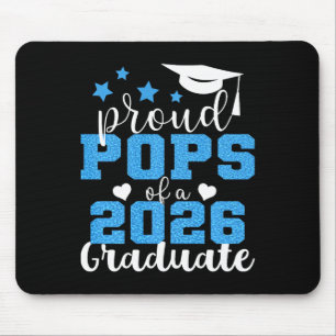 Super Proud Pops Of 2026 Graduate Senior Graduatio Mouse Mat
