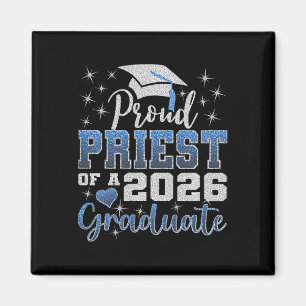 Super Proud Priest Of 2026 Graduate Senior Graduat Magnet