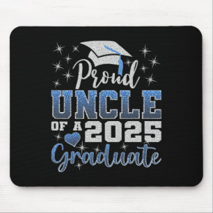 Super Proud Uncle Of 2025 Graduate Awesome Family Mouse Mat