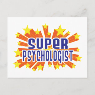 Super Psychologist Postcard