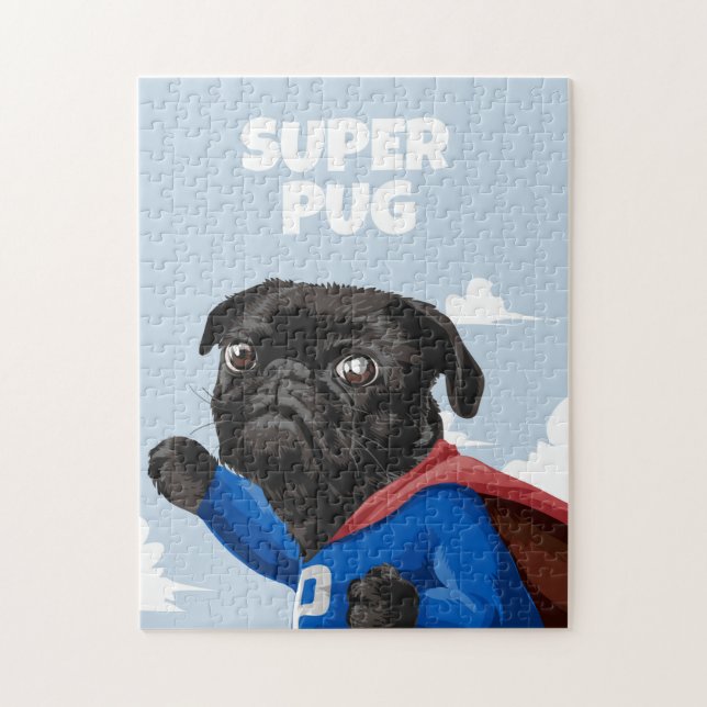 Super Pug Jigsaw Puzzle (Vertical)