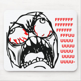 super rage face meme rofl mouse mat