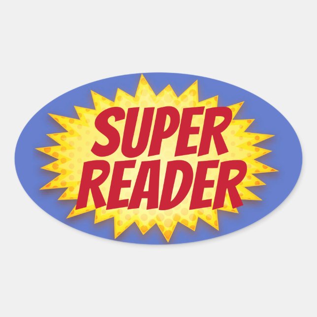 Super Reader Sticker (Front)