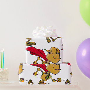 Super Robot Wrapping Paper