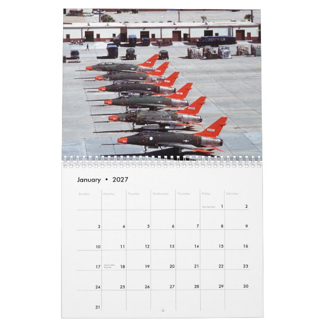 Super Sabre Calendar (Jan 2027)
