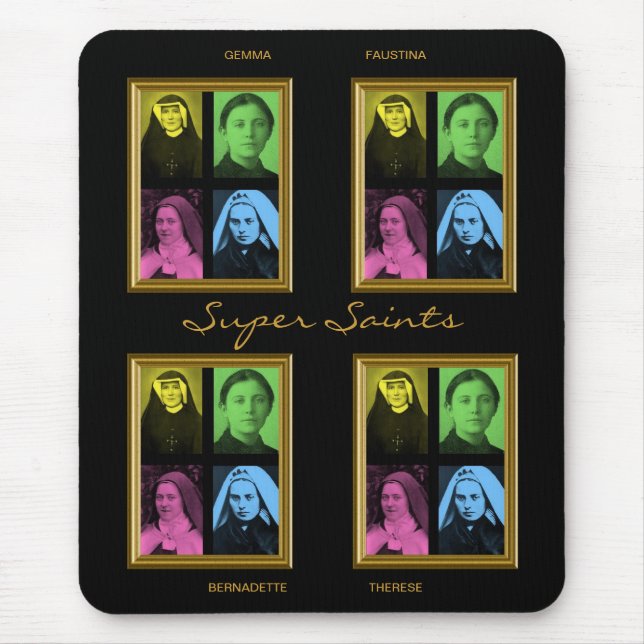 super saints mouse mat (Front)