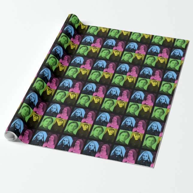 super saints wrapping paper (Unrolled)
