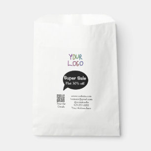 super sale business discount scan QR code details  Favour Bags