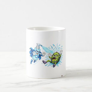 Super Sanitizer vs. Germ Monster Coffee Mug