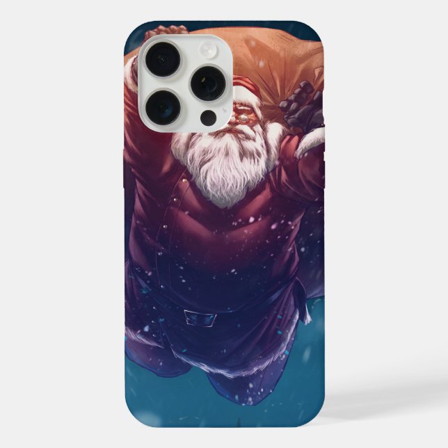 Super Santa iPhone Case (Back)