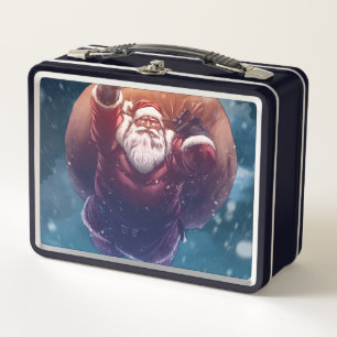 Super Santa Metal Lunch Box