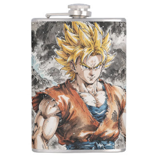 Super Sayan Hip Flask
