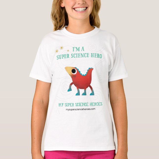 Super Science Girl T-shirt MrO (Front)