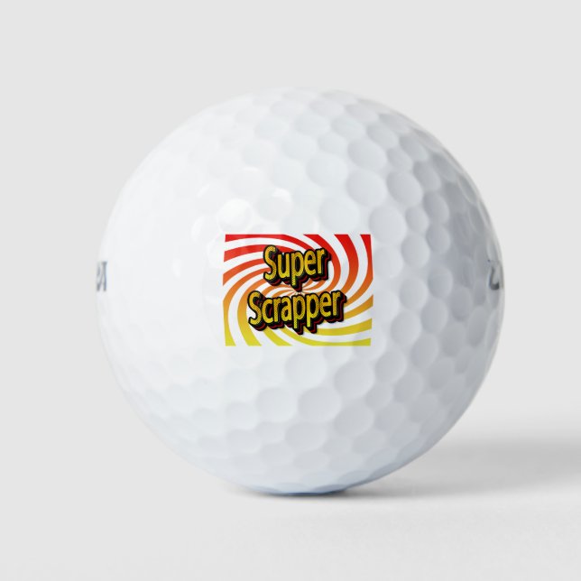 “Super Scrapper” Golf Balls (Front)
