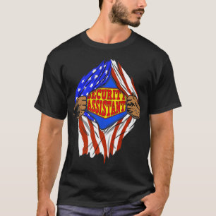 Super Security Assistant Hero Job T-Shirt
