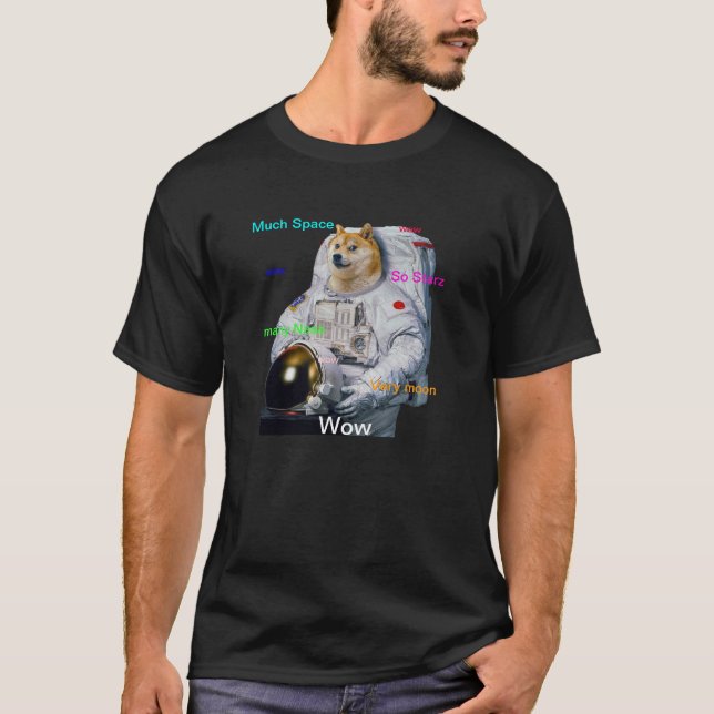 Super Shibe Astronaut Doge T-Shirt (Front)