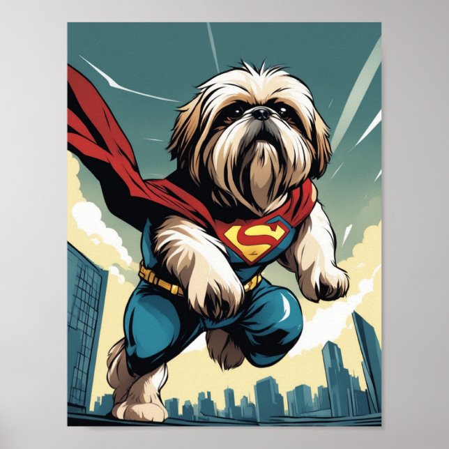 Super Shih Tzu Poster (Front)