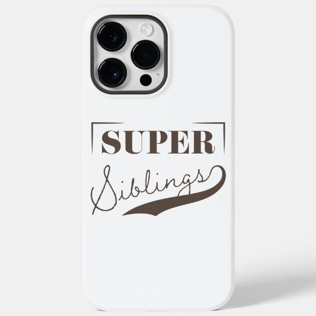 Super Sibling Case-Mate iPhone Case (Back)