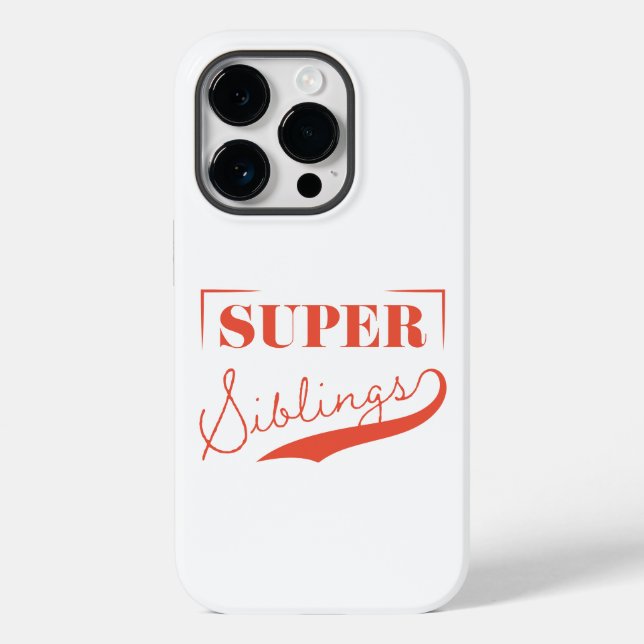 Super Sibling Case-Mate iPhone Case (Back)