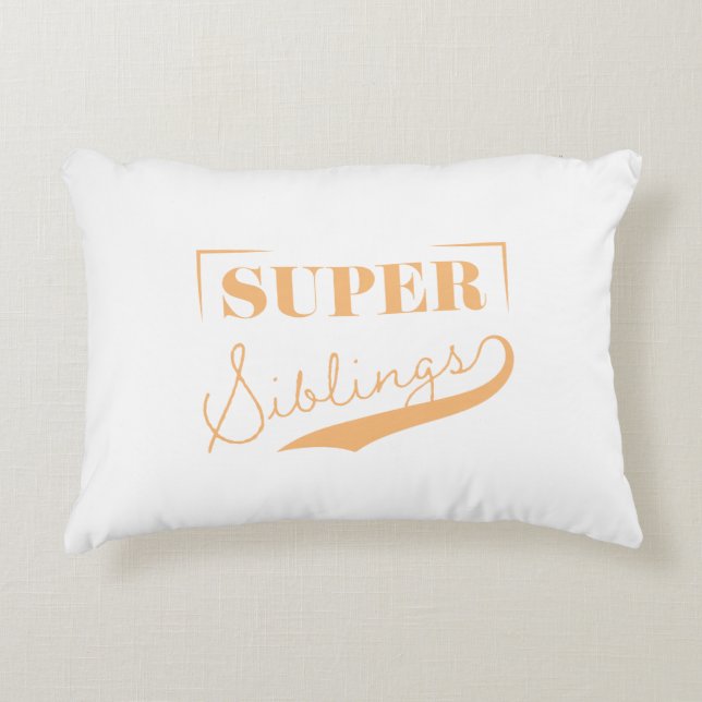 Super Sibling Decorative Cushion (Front)