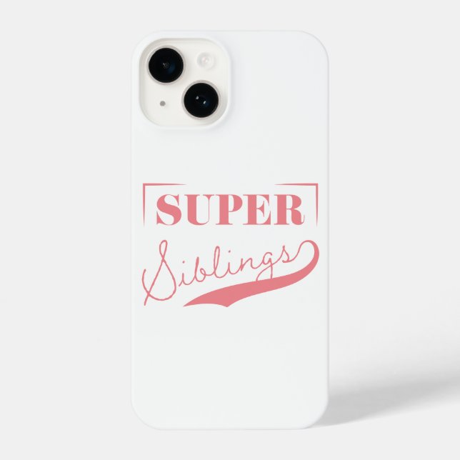 Super Sibling iPhone Case (Back)