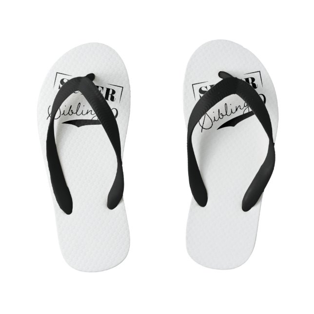 Super Sibling Kid's Flip Flops (Footbed)