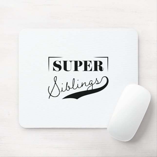 Super Sibling Mouse Mat (With Mouse)