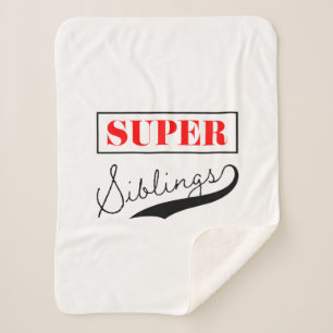 Super Sibling Sherpa Blanket
