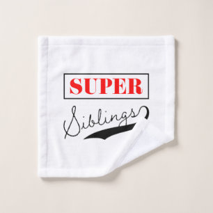 Super Sibling Wash Cloth