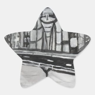 SUPER SILVER HAZE STAR STICKER