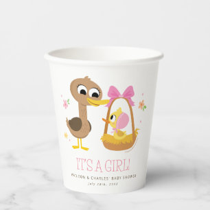 Super Simple   5 Little Ducks Girl Baby Shower Paper Cups